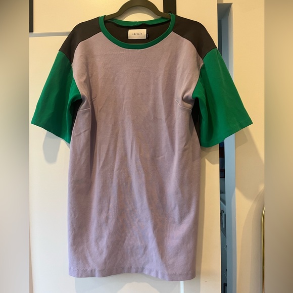 Odeyalo oversized colour block tee dress - Picture 3 of 6